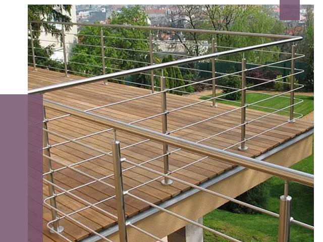 Алюминиевые парапеты в Новокубанске под ключ от 7902 руб. 