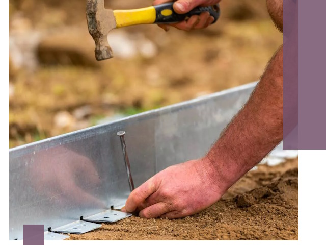 Монтаж металлических бордюров в Новокубанске быстро и качественно