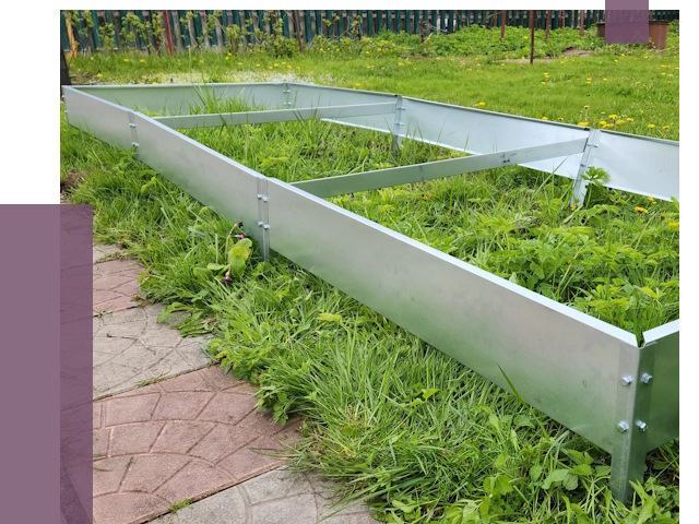 Металлические бордюры для грядок в Новокубанске от 1820 руб.