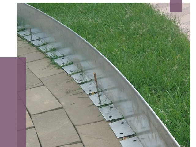 Металлические бордюры для тротуаров в Новокубанске от 8838 руб.