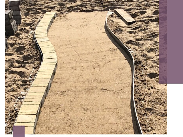 Металлические бордюры для тротуаров в Новокубанске — прочные и долговечные