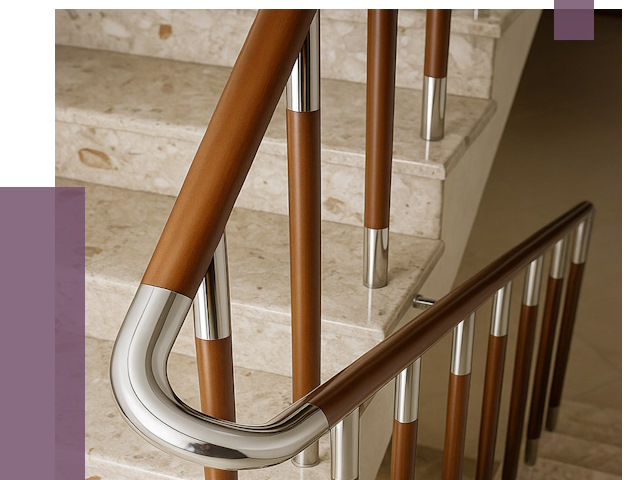 Монтаж поручней в Новокубанске от 9878 руб. монтаж под ключ | ПРОЛЁТ-Нкб