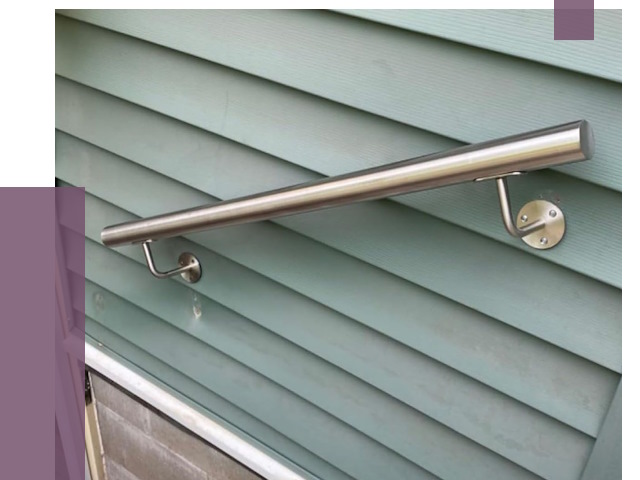 Поручни из нержавеющей стали в Новокубанске от 7799 руб.  | ПРОЛЁТ-Нкб